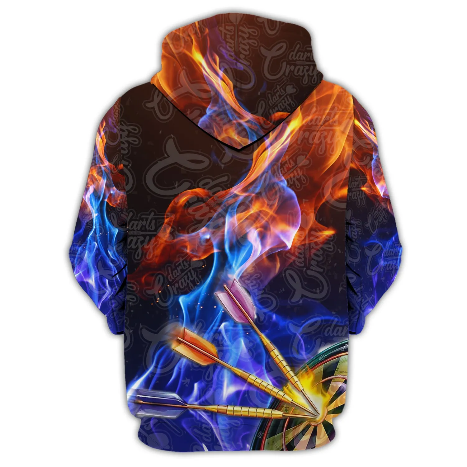 Personalized Name Crazy Darts 3D Printed Shirts