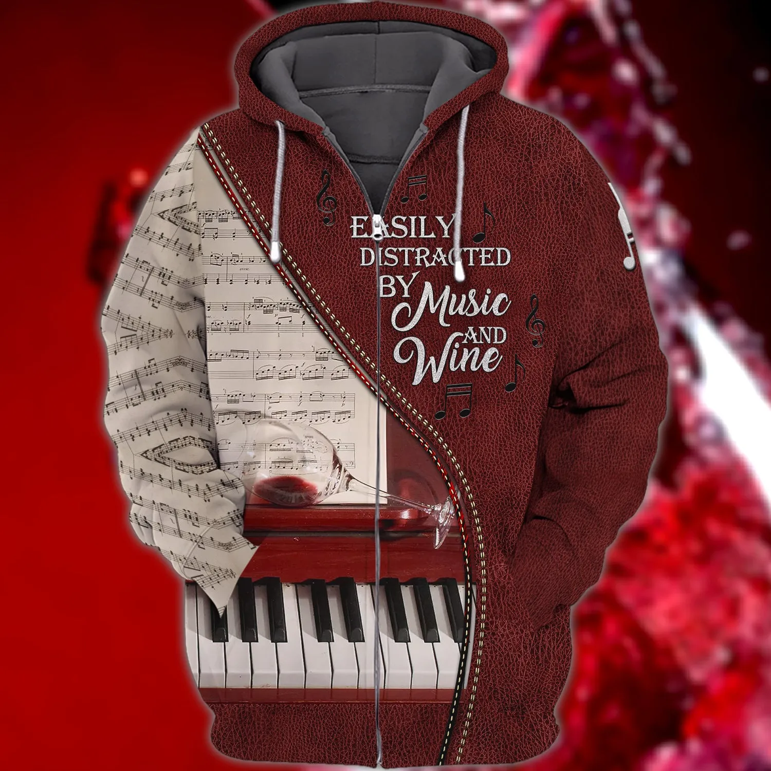 Piano, 3D Full Print 07