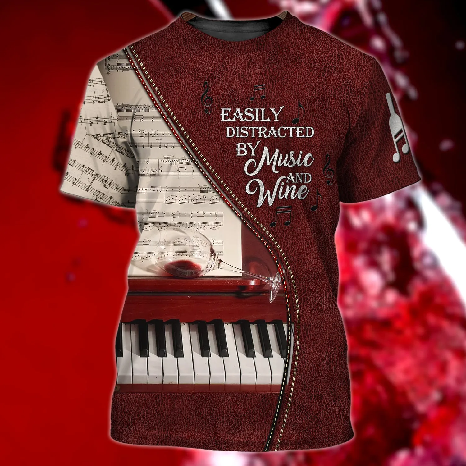 Piano, 3D Full Print 07