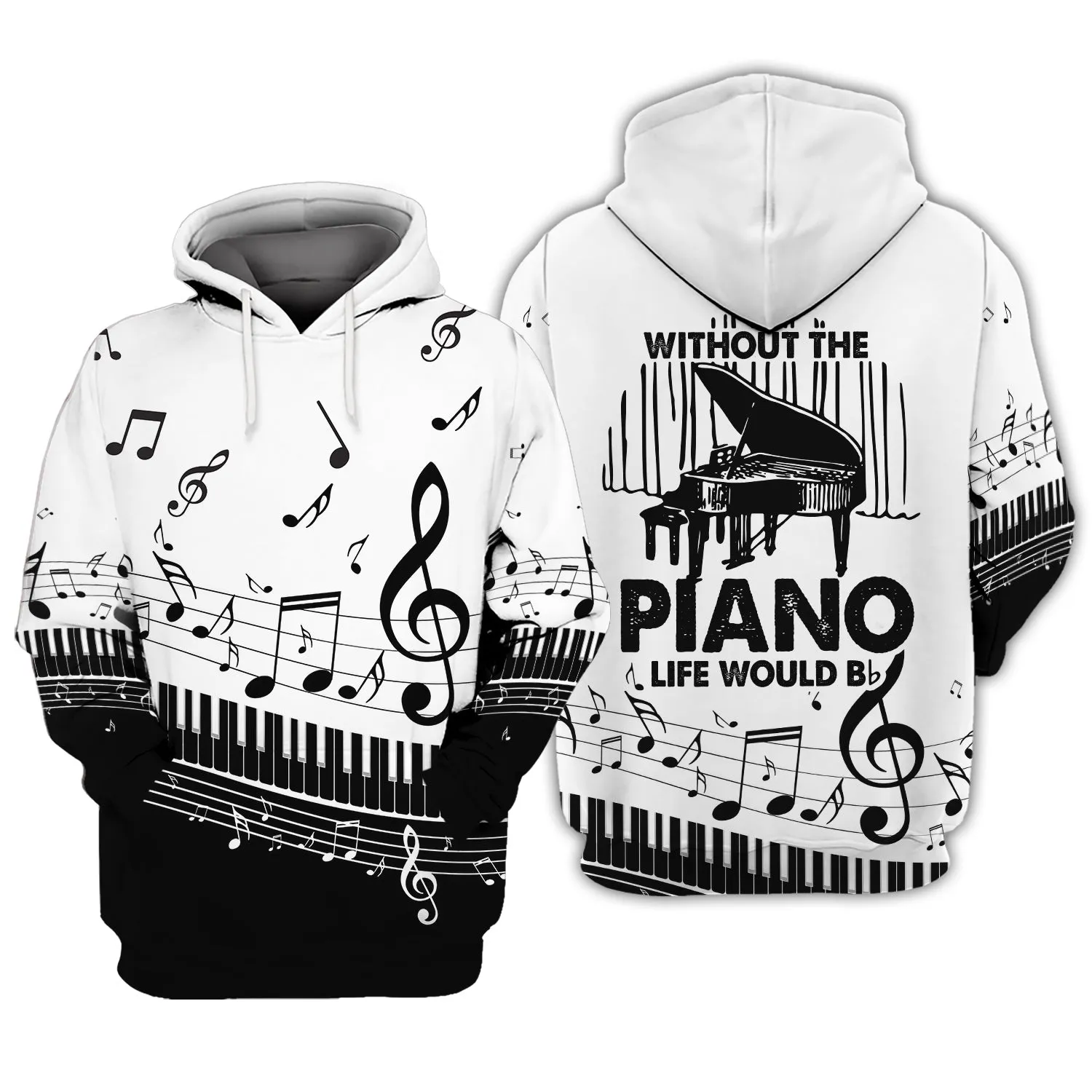 Piano - 3D Full Print - 863