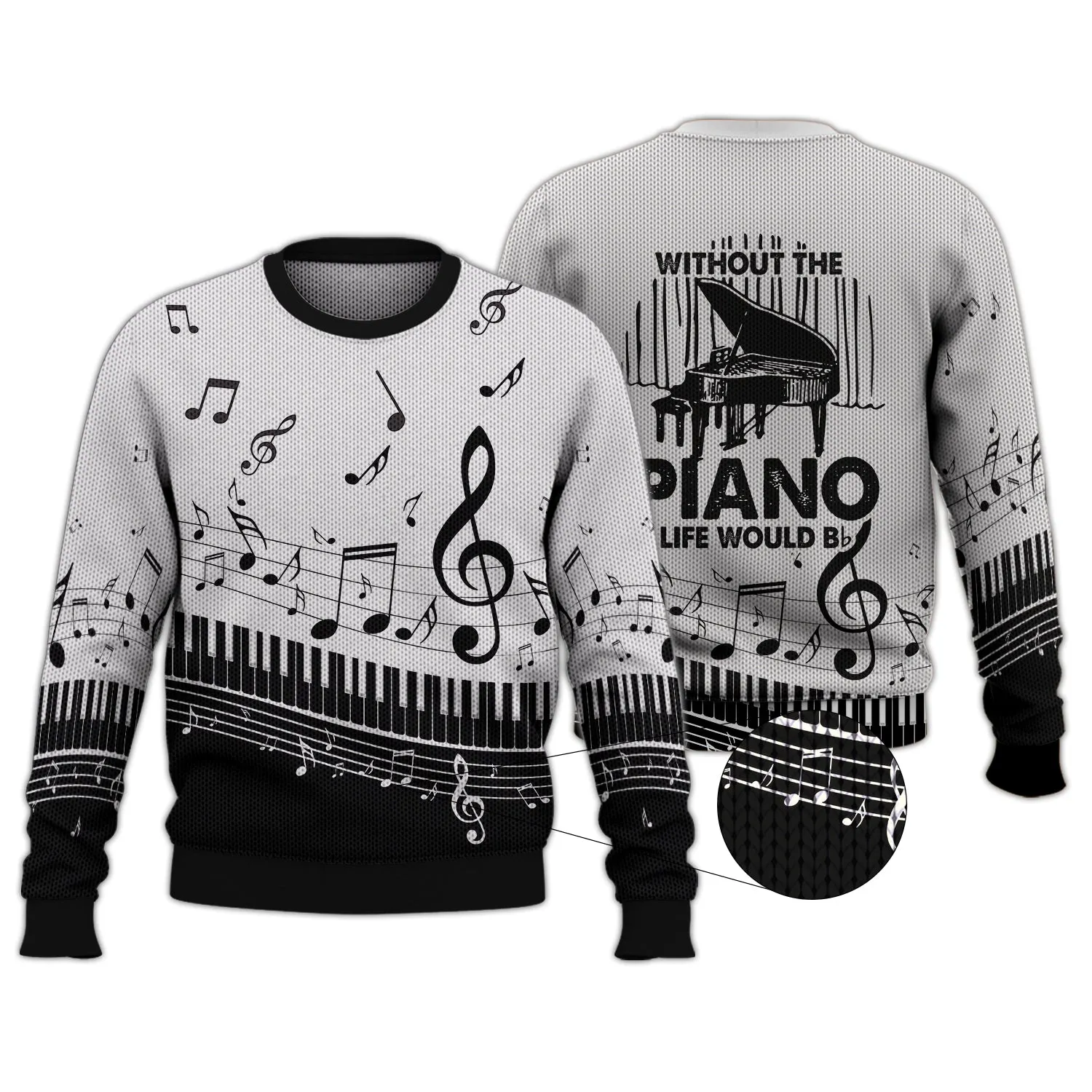 Piano - 3D Full Print - 863