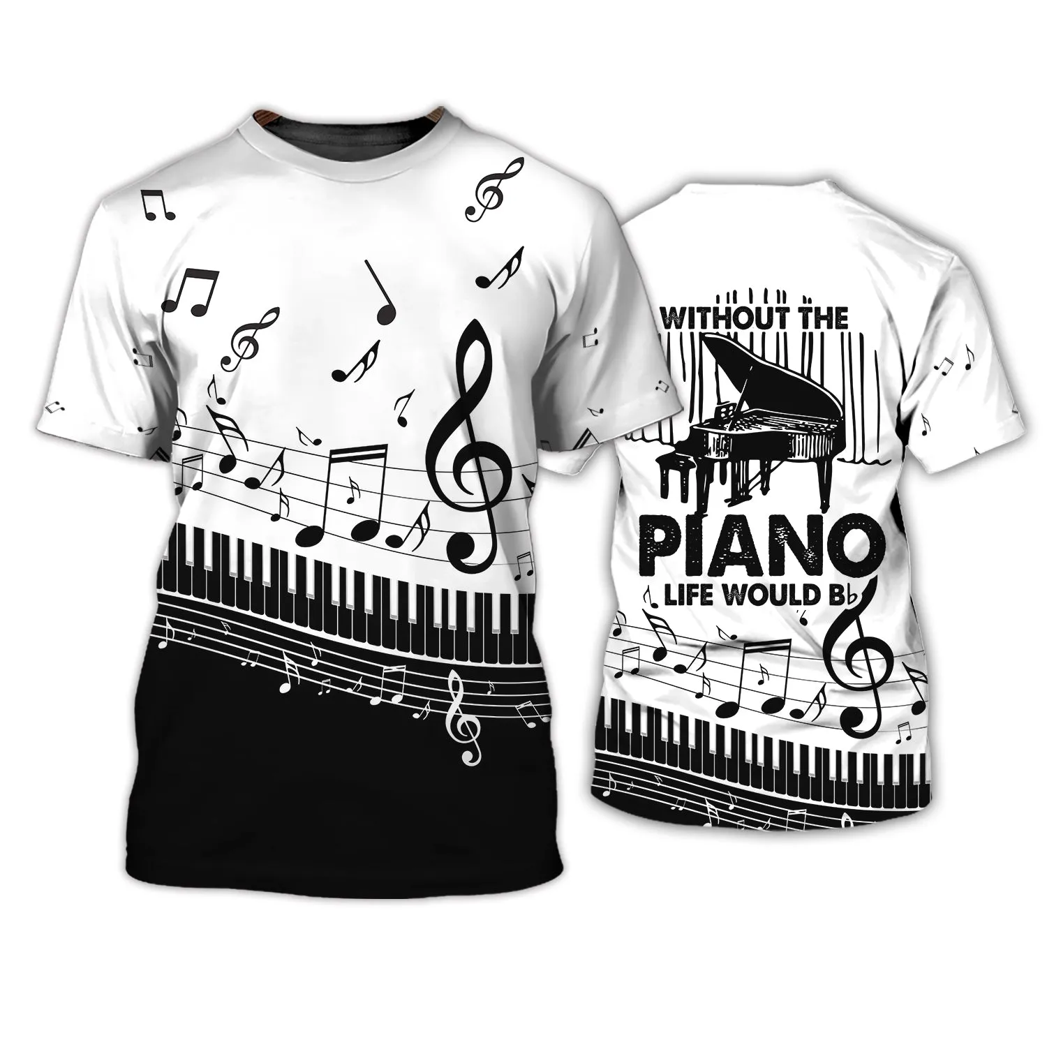 Piano - 3D Full Print - 863