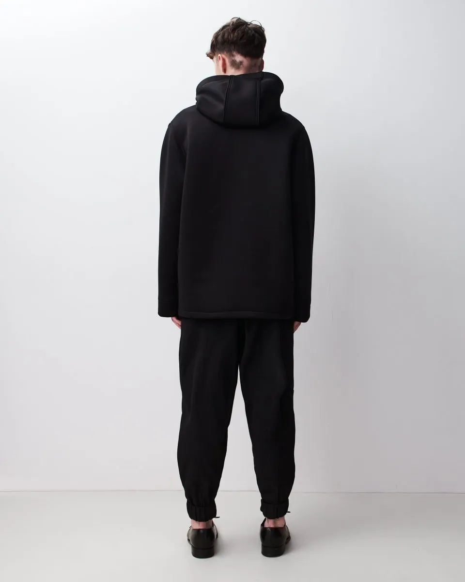 Piping Hoodie : Black