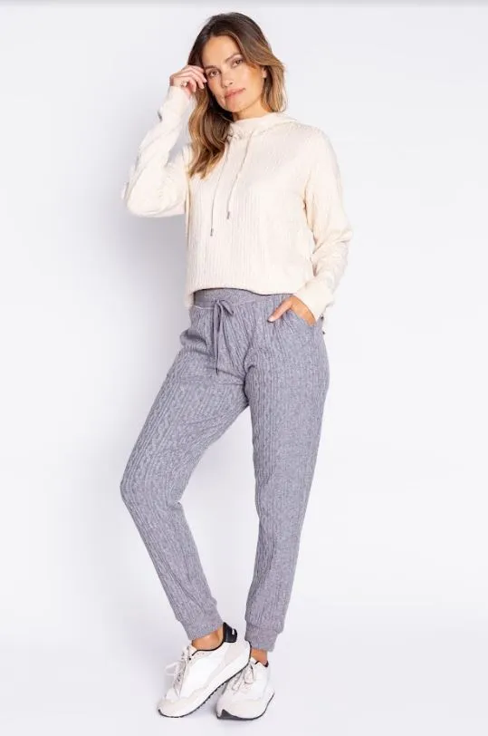 PJ Salvage Tropical Tramway Solid Bandpant