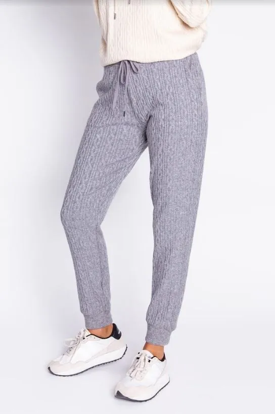 PJ Salvage Tropical Tramway Solid Bandpant