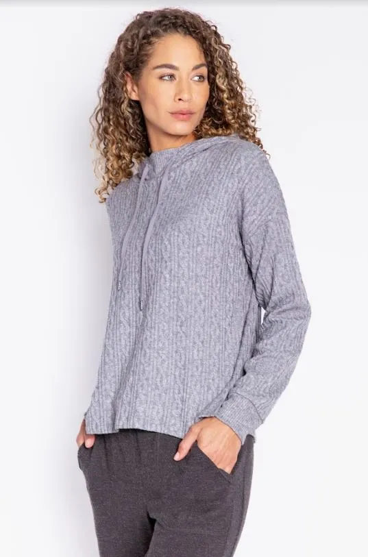 PJ Salvage Tropical Tramway Solid Hoody