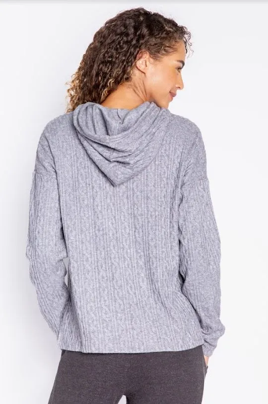PJ Salvage Tropical Tramway Solid Hoody