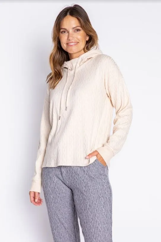 PJ Salvage Tropical Tramway Solid Hoody