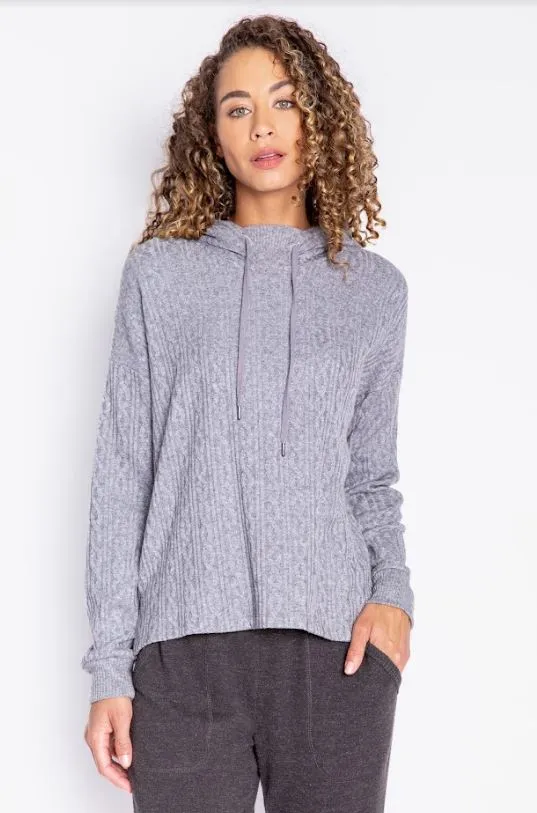 PJ Salvage Tropical Tramway Solid Hoody