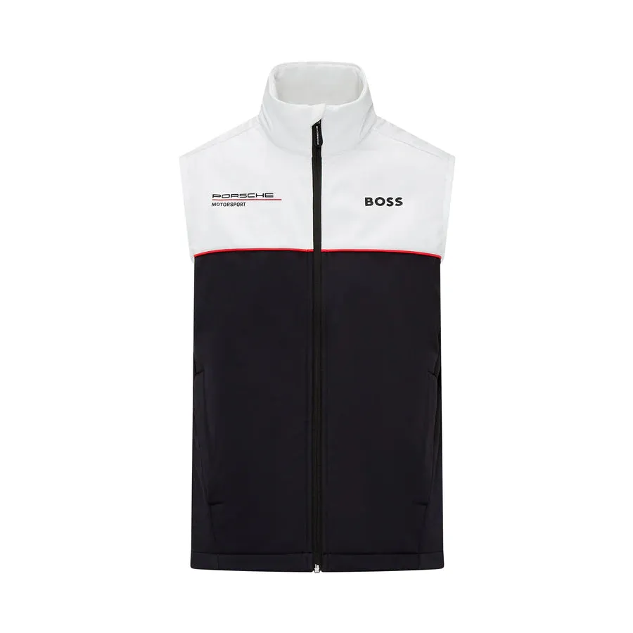 Porsche Motorsport Men's Team Vest - Black & White