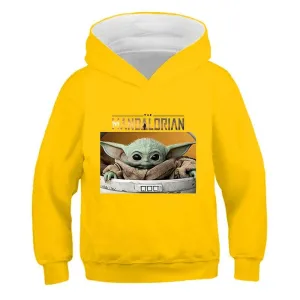 Printed Long Sleeve Hoodie