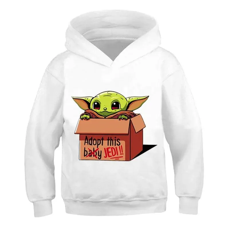 Printed Long Sleeve Hoodie