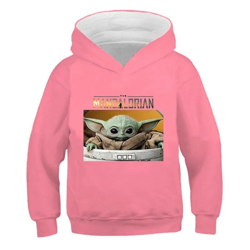 Printed Long Sleeve Hoodie