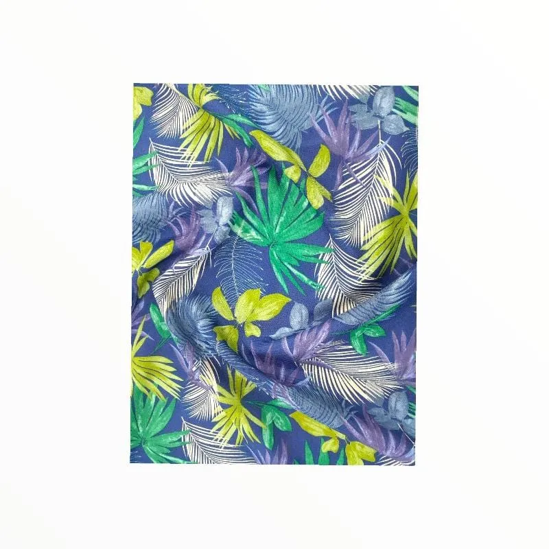 Printed Mini Matt Design 25 Tropical Leaves Collection 140 cm