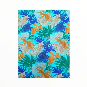 Printed Mini Matt Design 25 Tropical Leaves Collection 140 cm