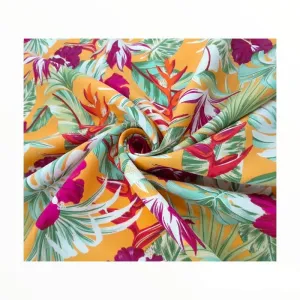 Printed Mini Matt Tropicana Ochre 140 cm