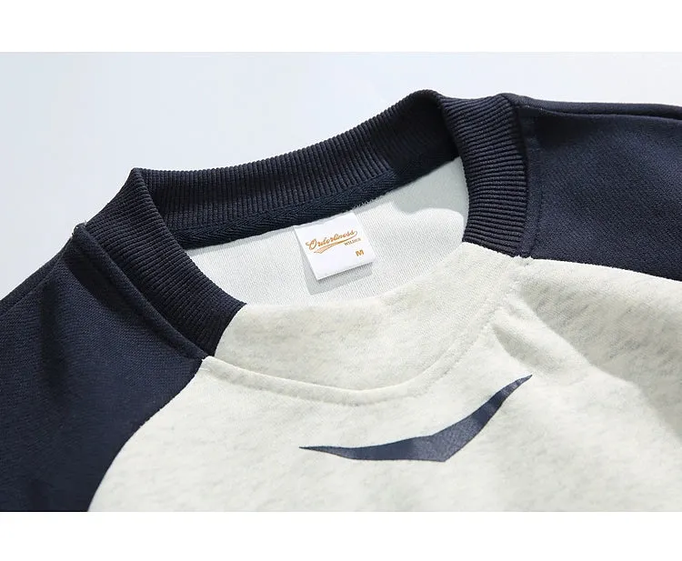 Raglan Sleeve Casual Sweatshirt