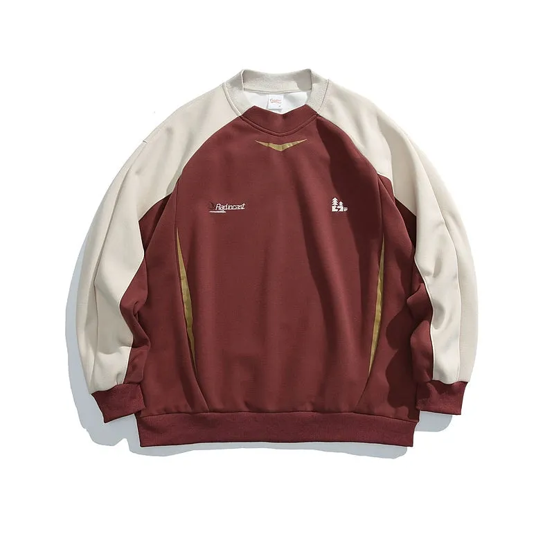 Raglan Sleeve Casual Sweatshirt