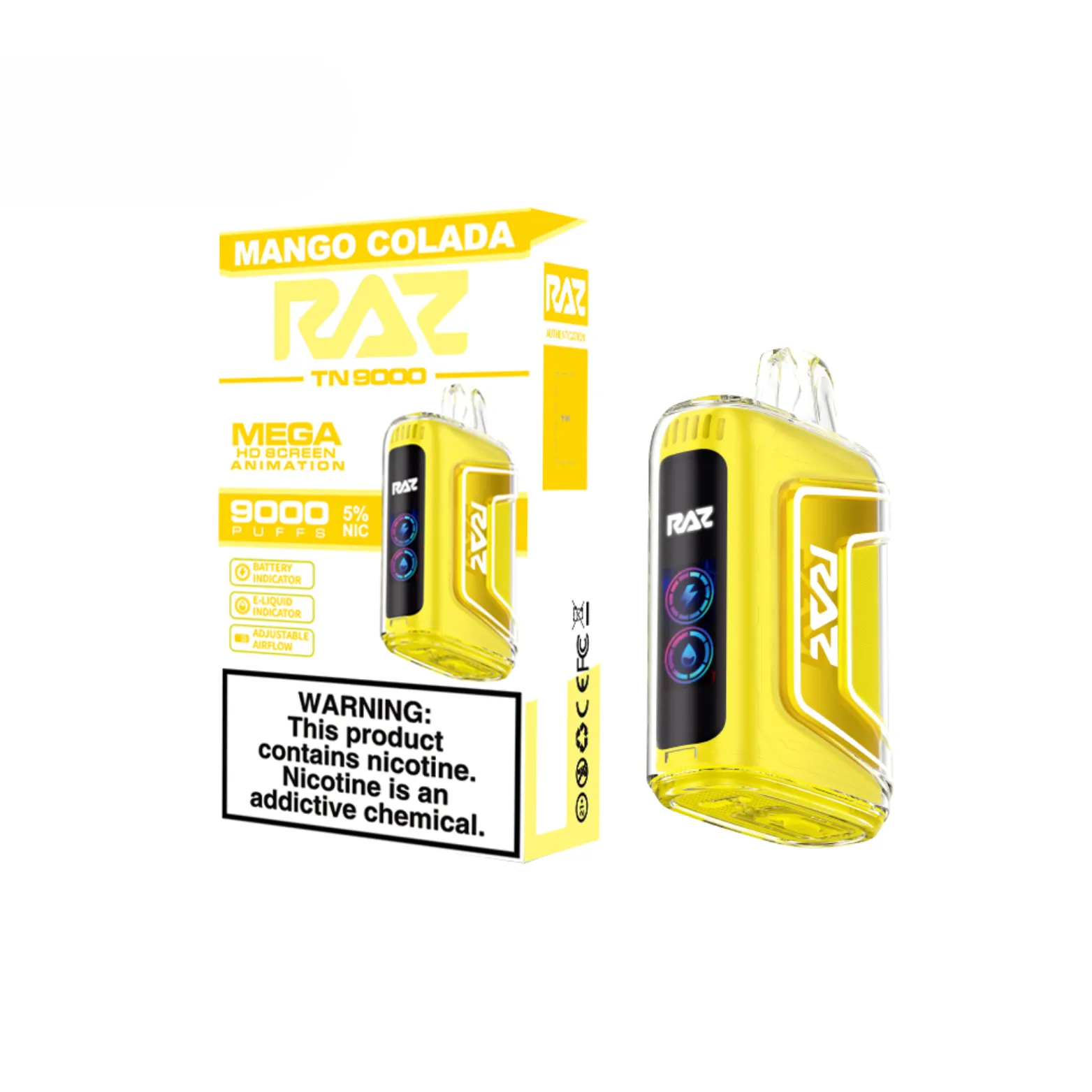 RAZ TN9000 Disposable Vape - 9000  Puffs 5%