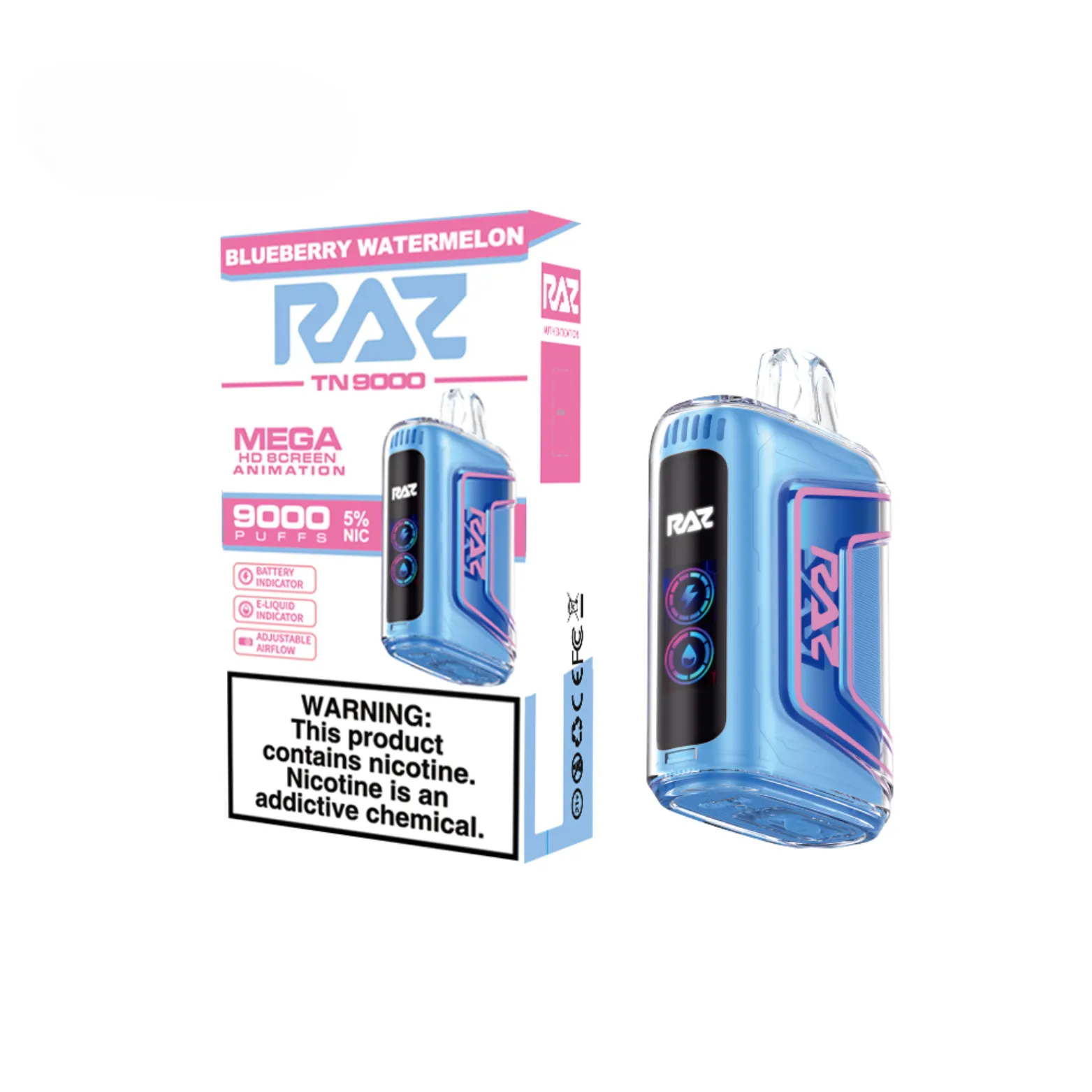 RAZ TN9000 Disposable Vape - 9000  Puffs 5%