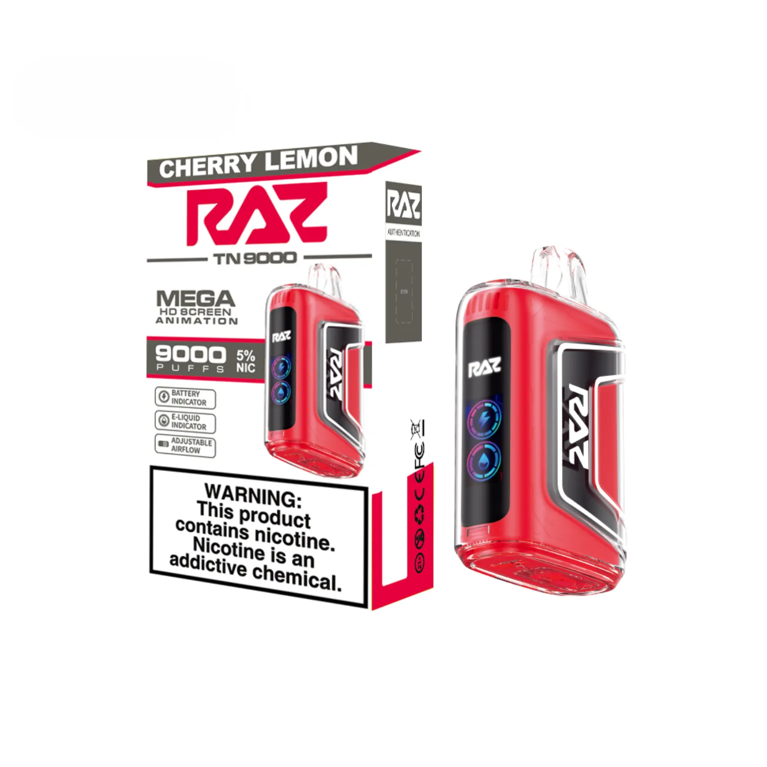 RAZ TN9000 Disposable Vape - 9000  Puffs 5%