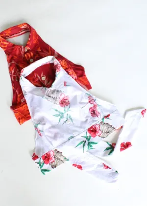 RCYCLD Tropical Halter Top