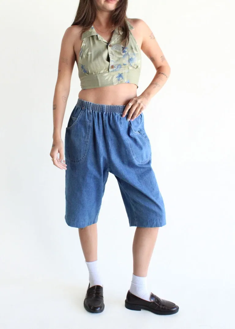 RCYCLD Tropical Halter Top