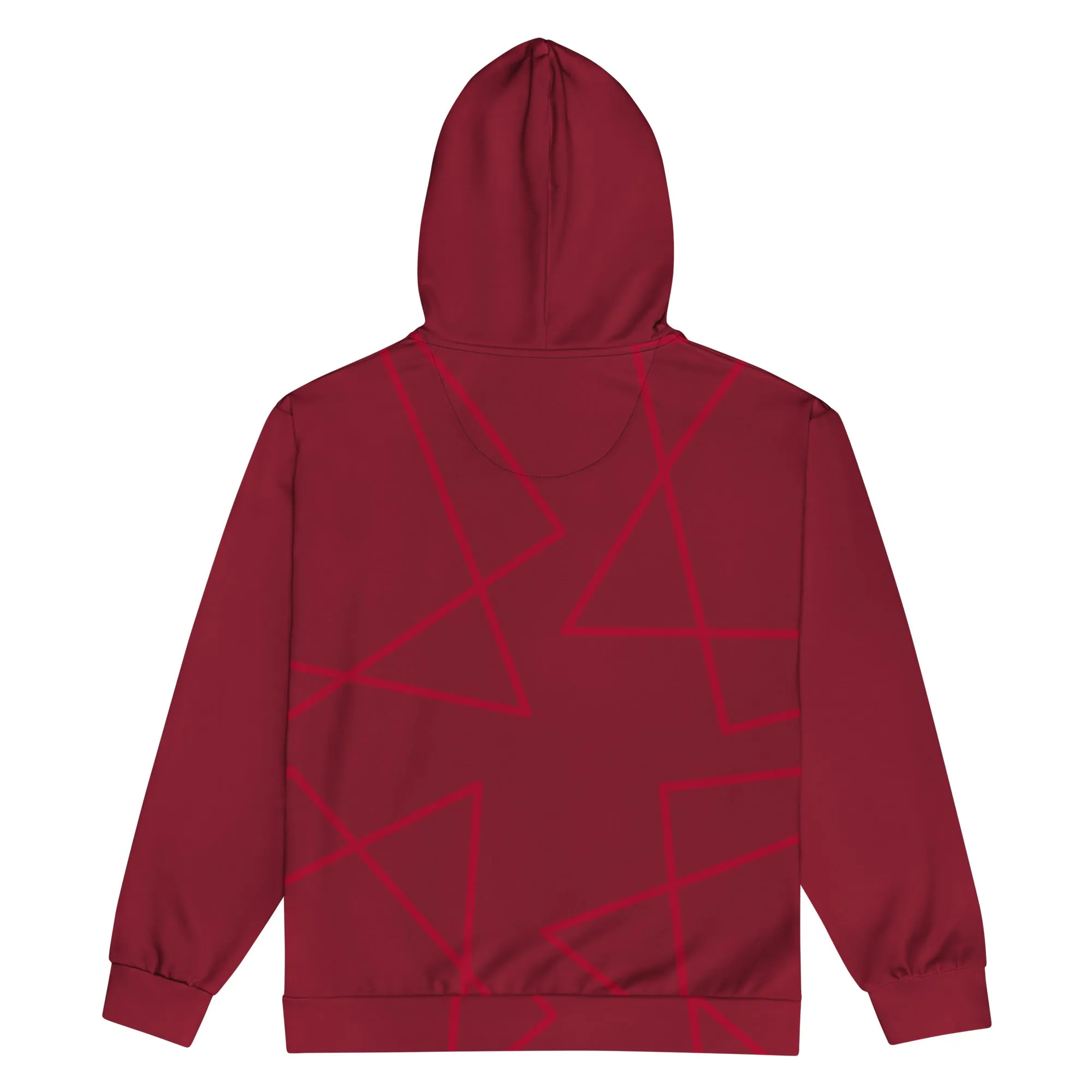 Red Unisex Urban Artwear Hoodies