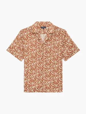 ROBERTO ABSTRACT LINEN SHIRT