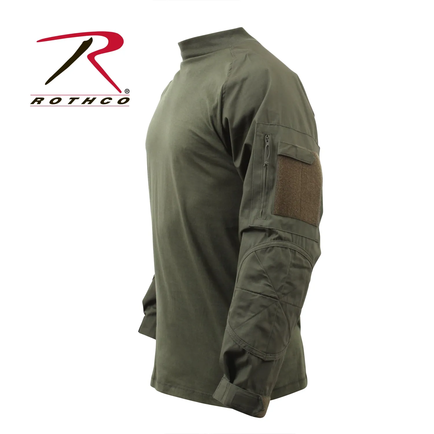 Rothco Military NYCO FR Fire Retardant Combat Shirt - Olive Drab