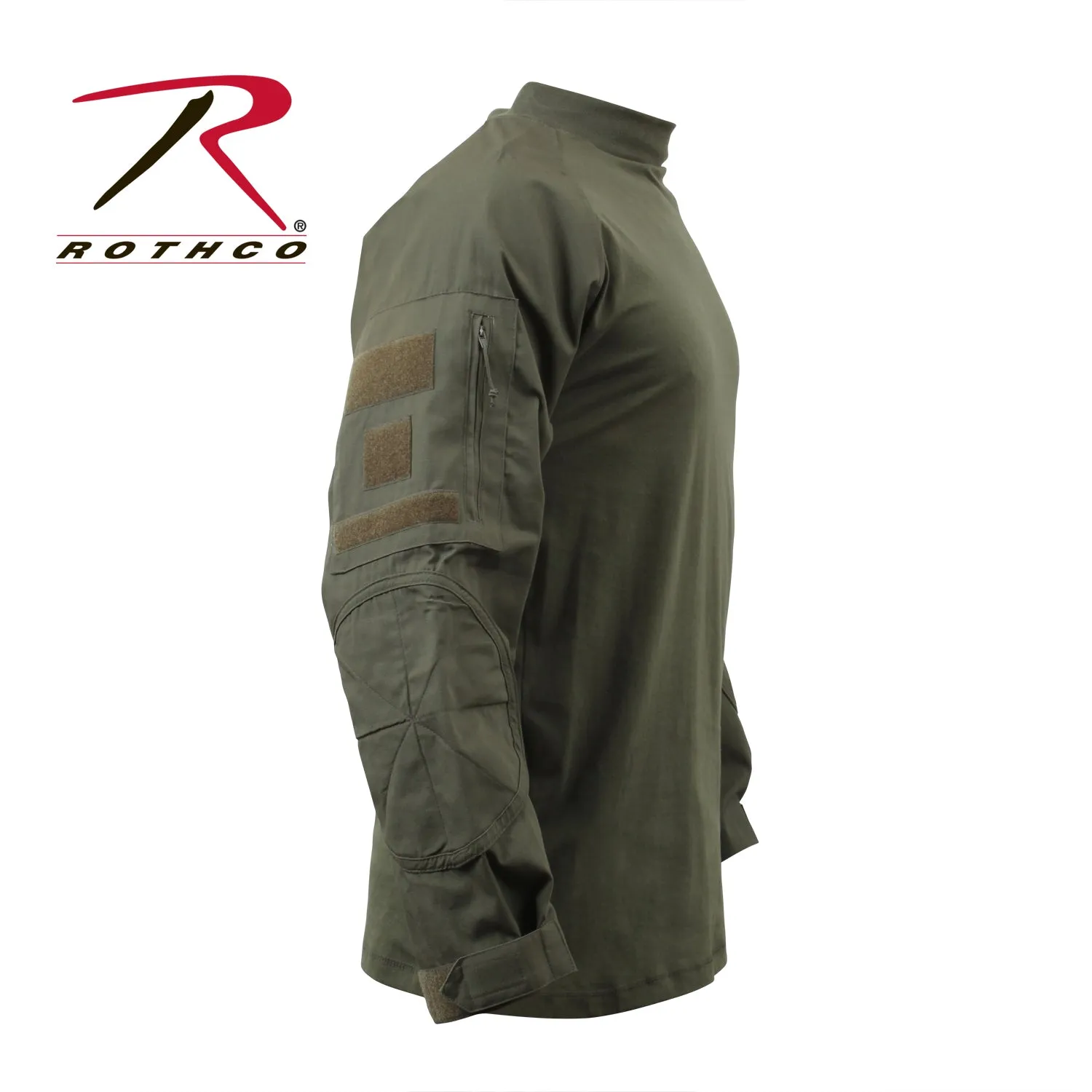 Rothco Military NYCO FR Fire Retardant Combat Shirt - Olive Drab