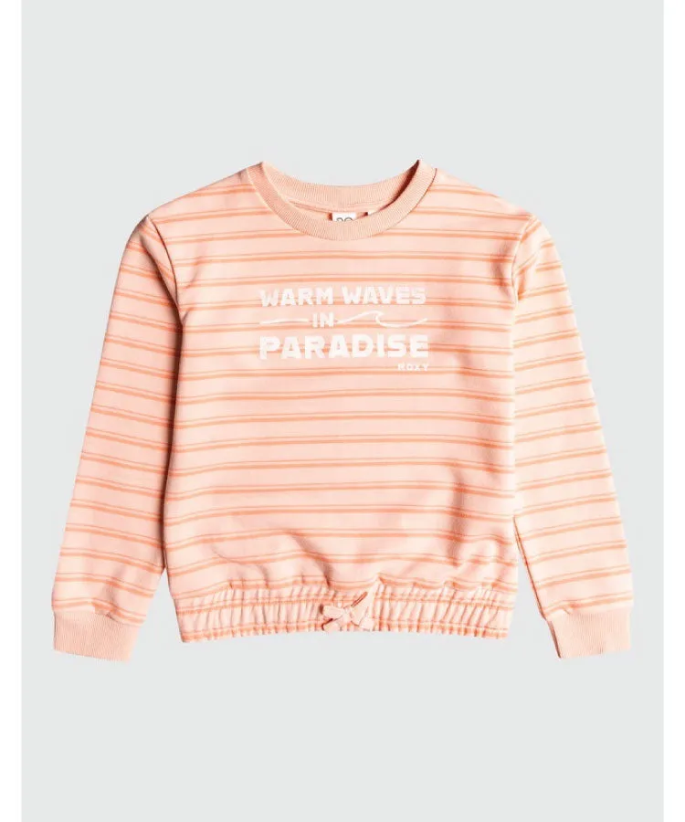 Roxy Electric Feel Girls Crew - Tropical Peach