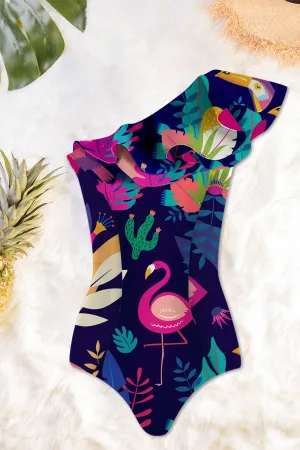 Ruffled One-Piece