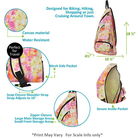 !SALE! Tropical Tie Dye NGIL Sling Backpack