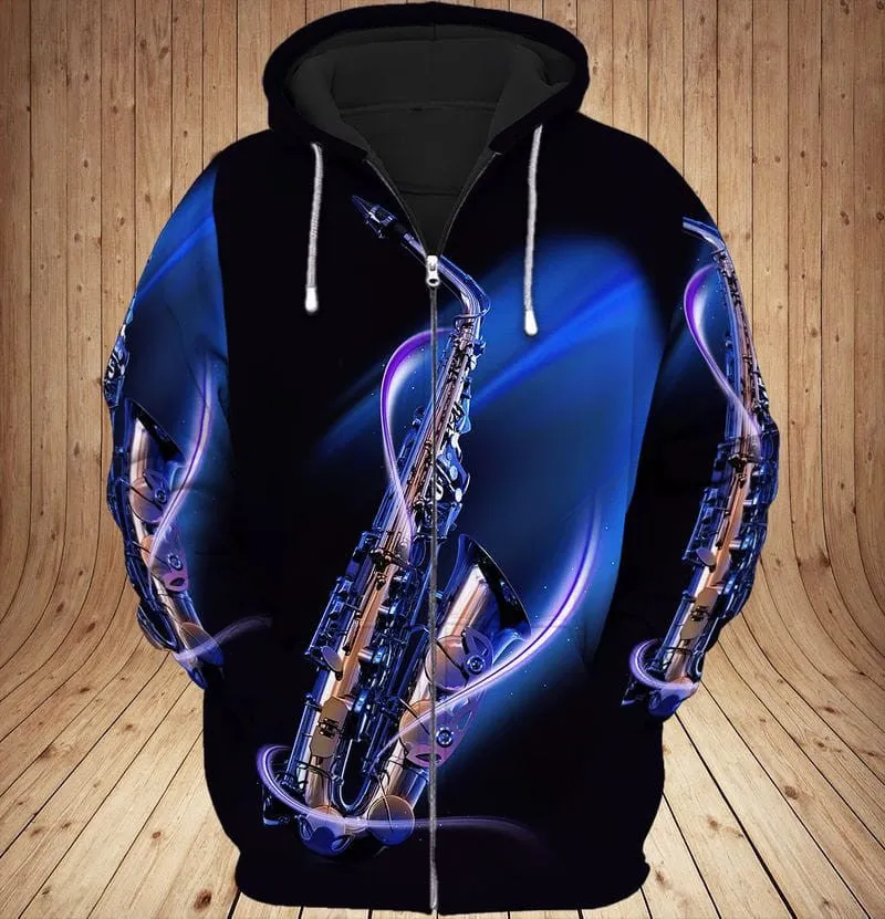Saxophone 3d Full Print, 3D Hoodie Tshirt
