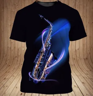 Saxophone 3d Full Print, 3D Hoodie Tshirt