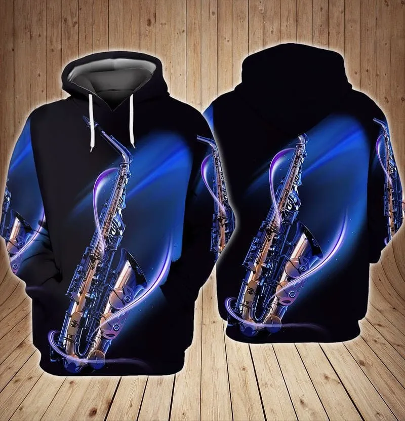 Saxophone 3d Full Print, 3D Hoodie Tshirt