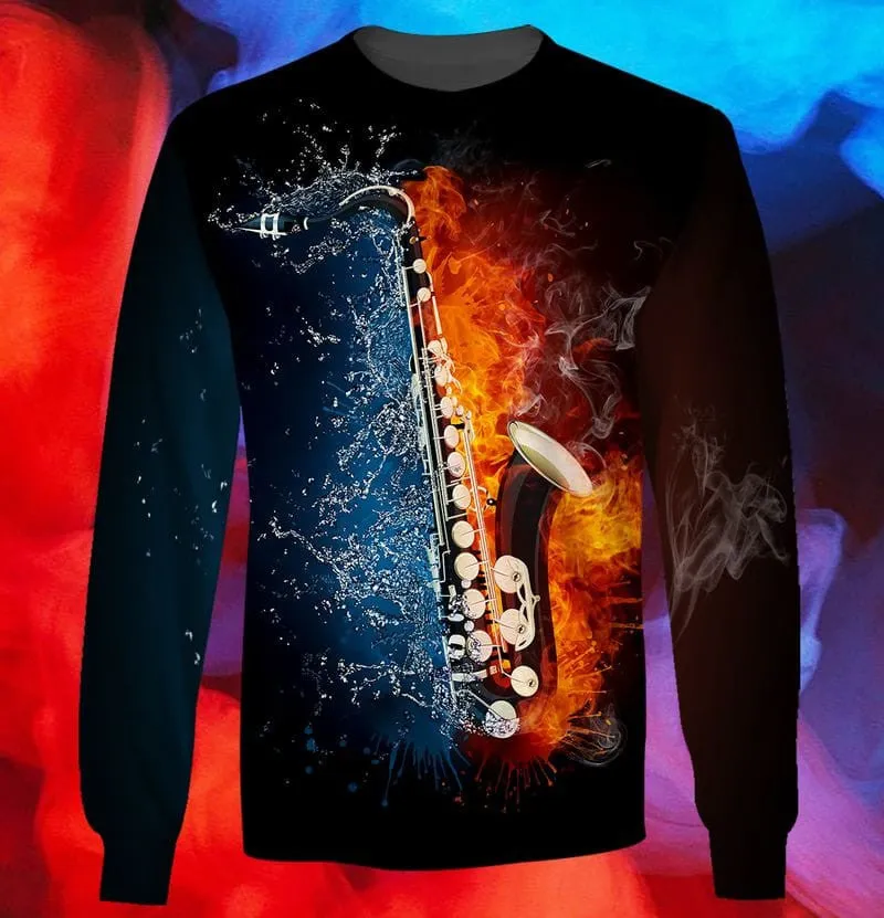 Saxophone 3d Full Print Hoodie Tshirt