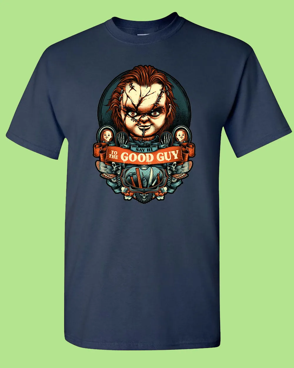 Say hi to the Good Guy Horror Movie T-shirt, Chucky Halloween Tee