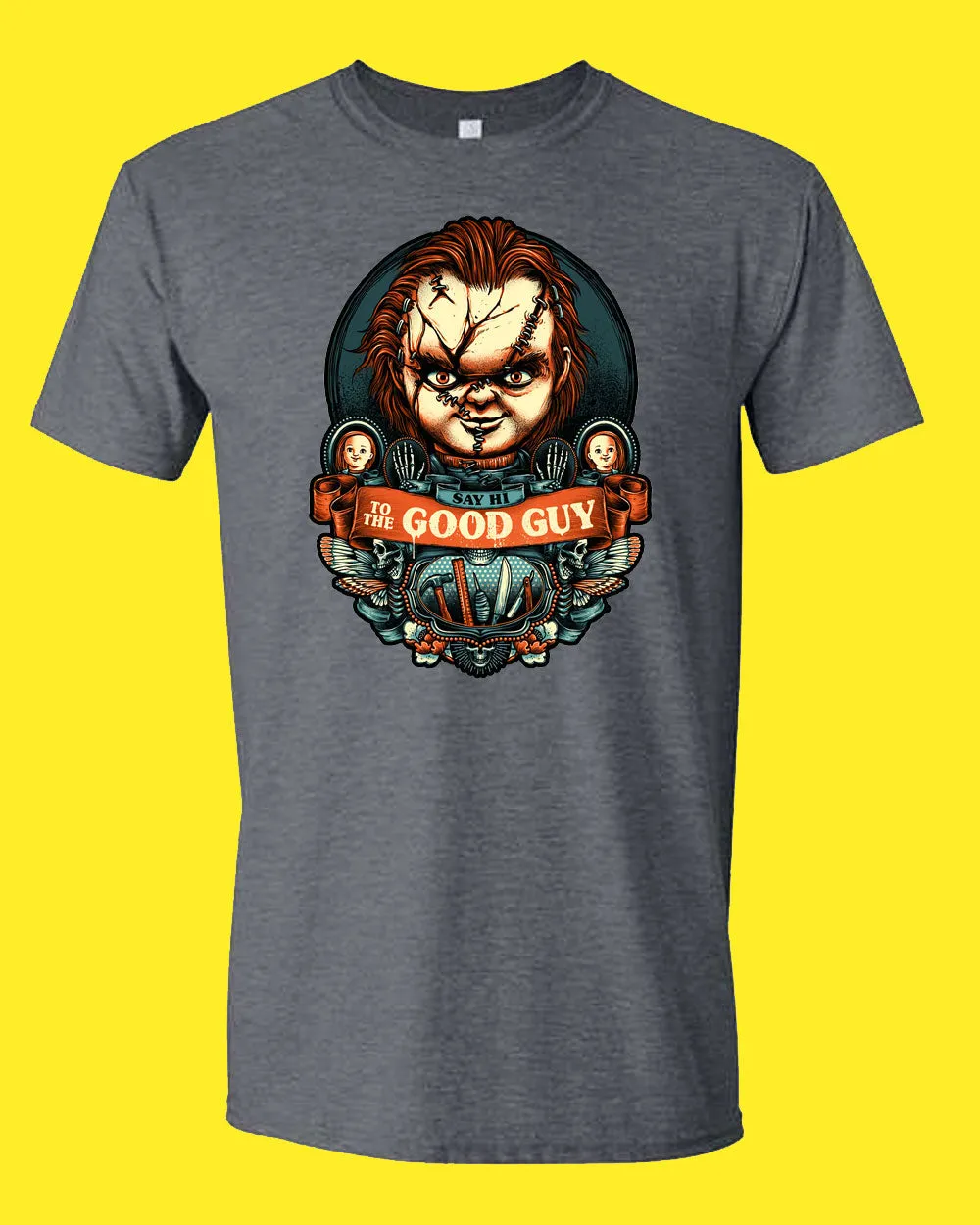 Say hi to the Good Guy Horror Movie T-shirt, Chucky Halloween Tee