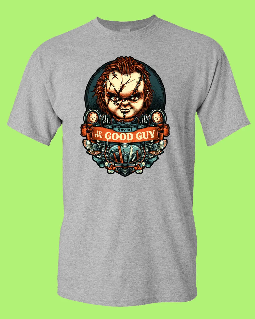 Say hi to the Good Guy Horror Movie T-shirt, Chucky Halloween Tee