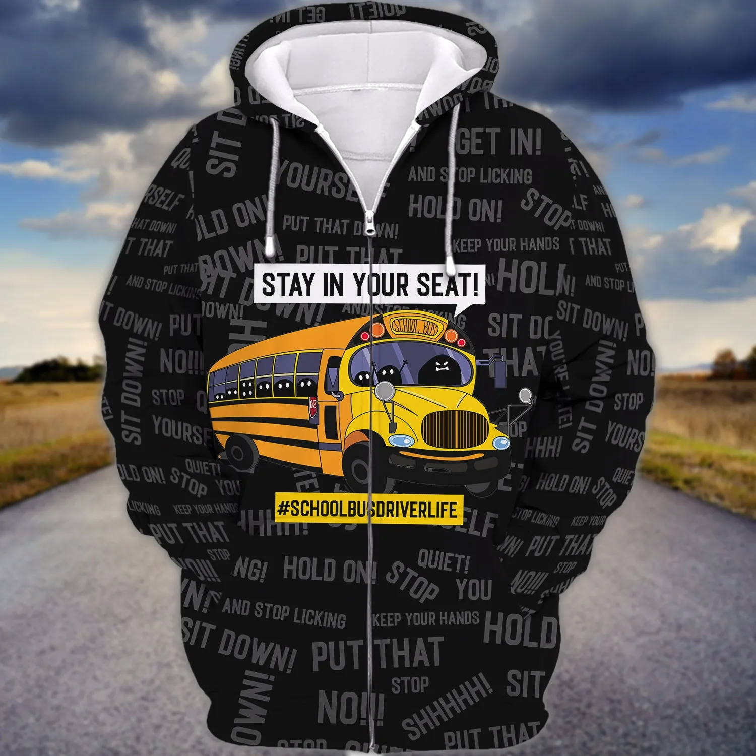 School Bus - Stay In Your Seat - 3D Full Print