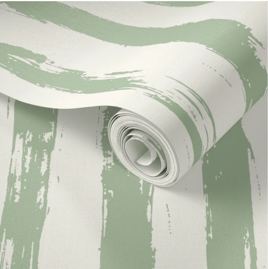 SEA STRIPES IN SAGE