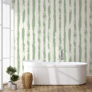 SEA STRIPES IN SAGE
