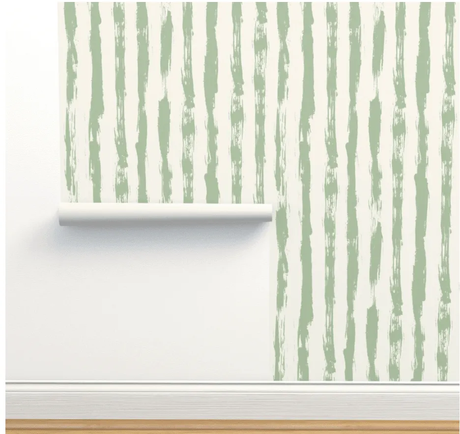 SEA STRIPES IN SAGE