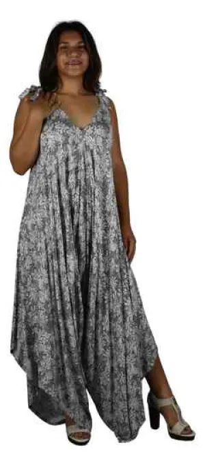 Secret Beach - Bali Jumper - Tropicana - Black & White