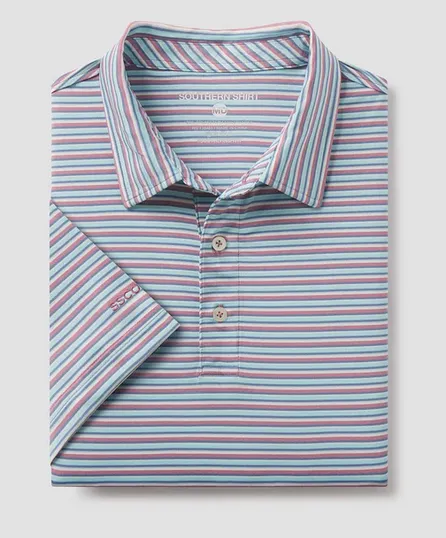 Southern Shirt Tybee Stripe Polo
