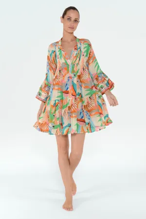 STYLIANOS DRESS - TRES MARIAS ORANGE