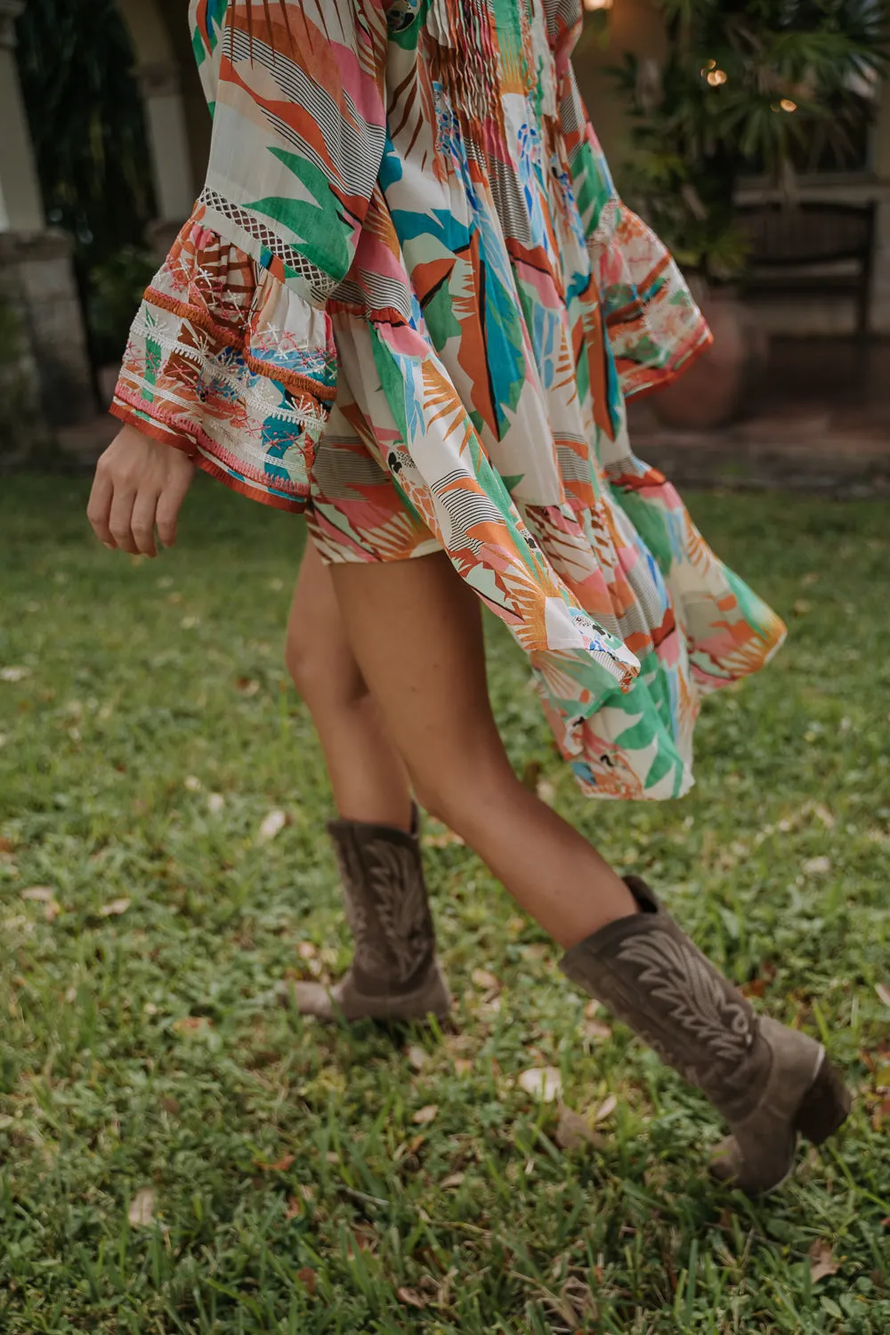 STYLIANOS DRESS - TRES MARIAS ORANGE
