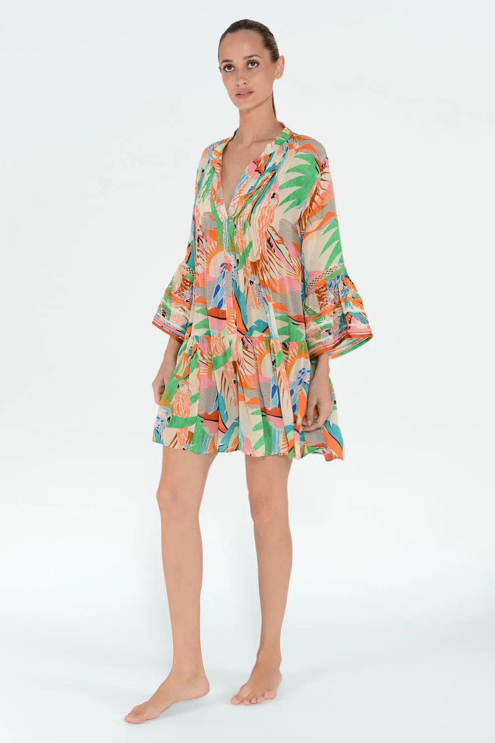 STYLIANOS DRESS - TRES MARIAS ORANGE